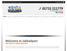 Tablet Screenshot of jabbasport.com